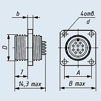 МР1-76-1-В вилка