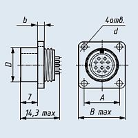 МР1-102-3-В вилка