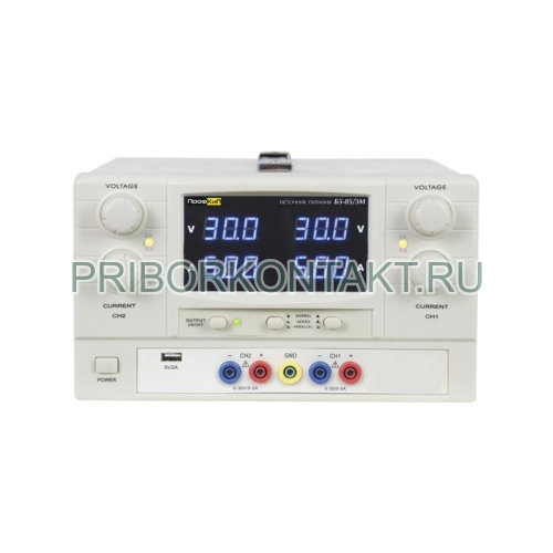 Фото ПрофКиП Б5-85/3М источник питания (2; 0 В … 30 В х2; 0 А … 10 А)